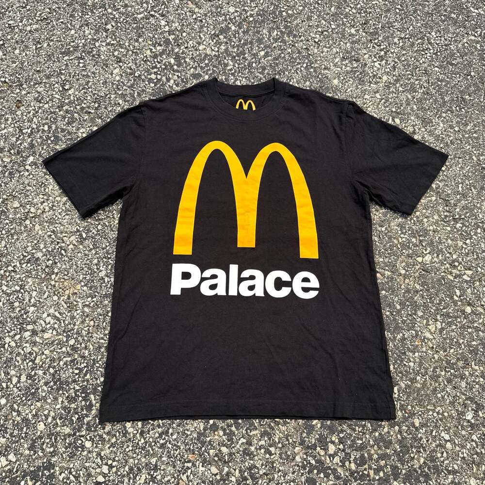 Palace x McDonald's Logo T-Shirt Black